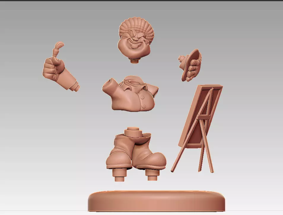 Jack Black Miniature 3D print model_4