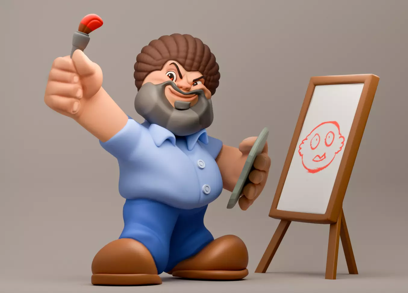 Jack Black Miniature 3D print model_0