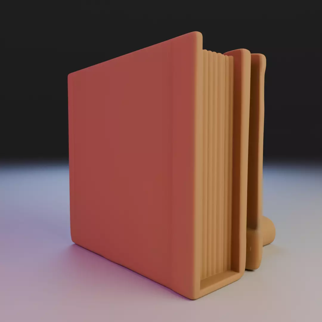 country house book nook 3D print model_12