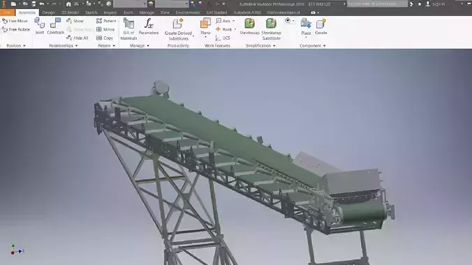 Conveyor belt 3d model 3D model