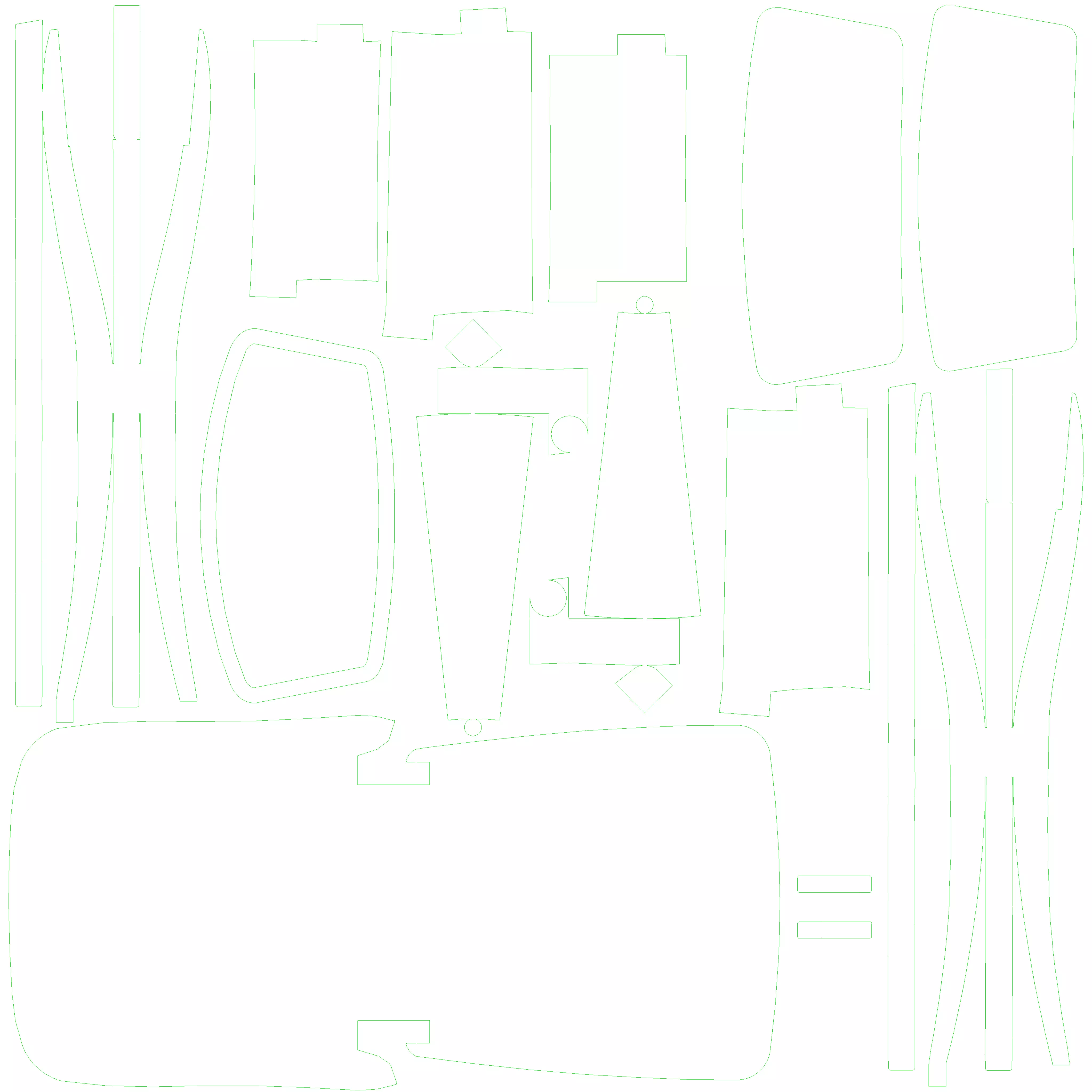 Mid-Century Modern Dinning Set Oslo 3D model_24