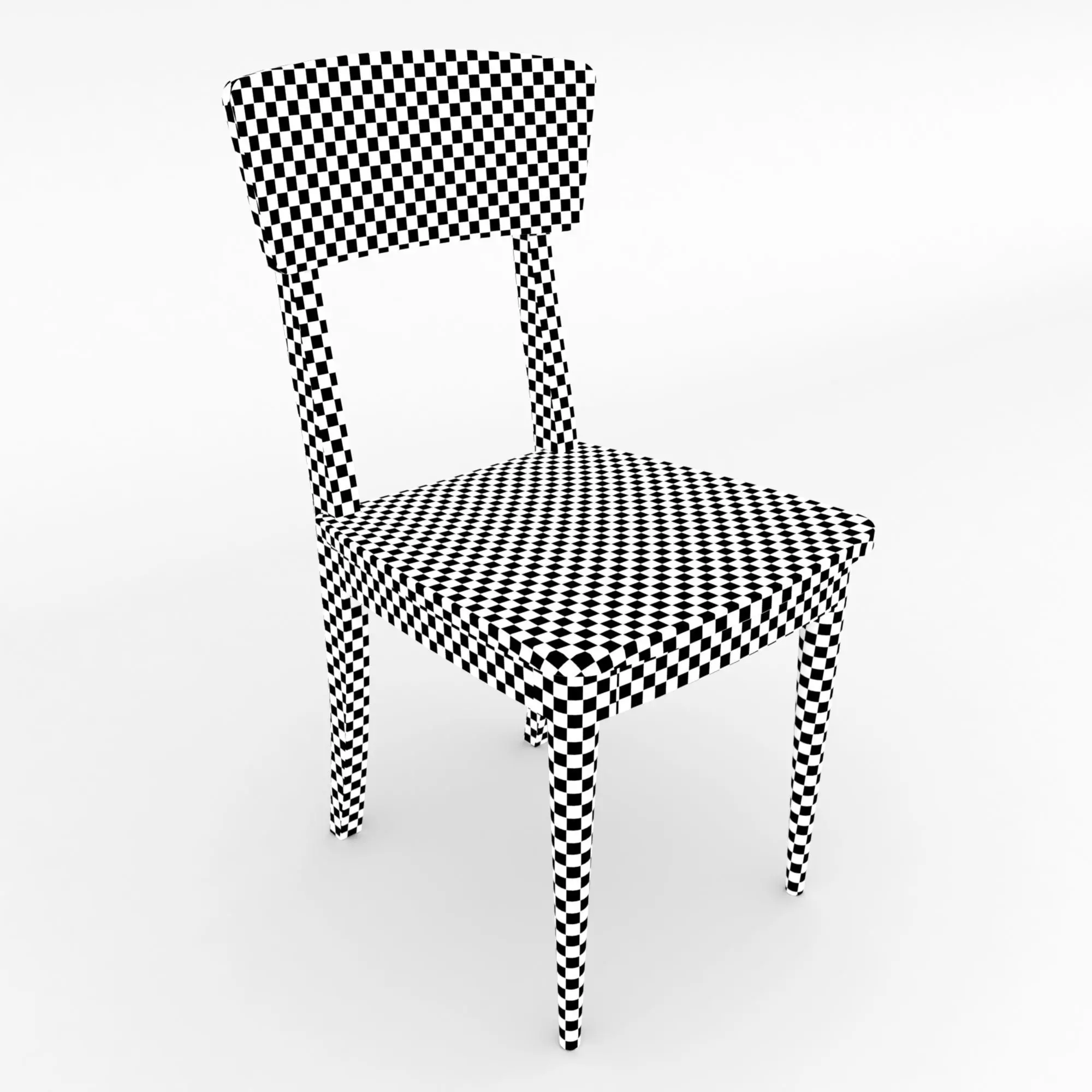 Mid-Century Modern Dinning Set Oslo 3D model_22