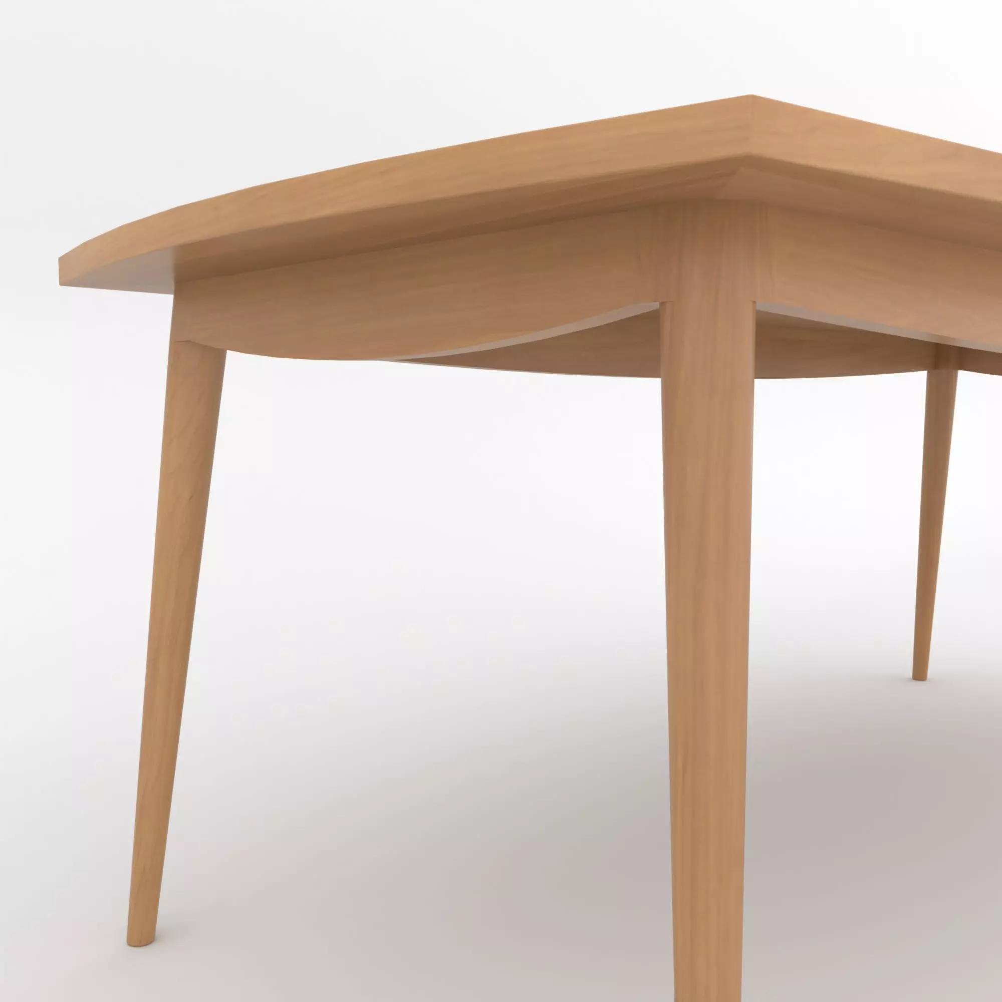 Mid-Century Modern Dinning Set Oslo 3D model_14