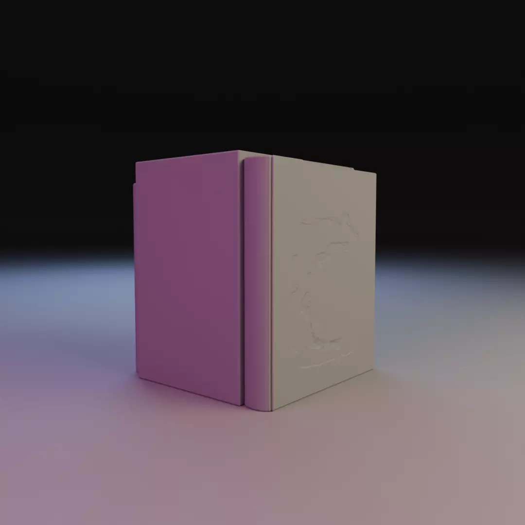 magic forest library book nook 3D print model_16