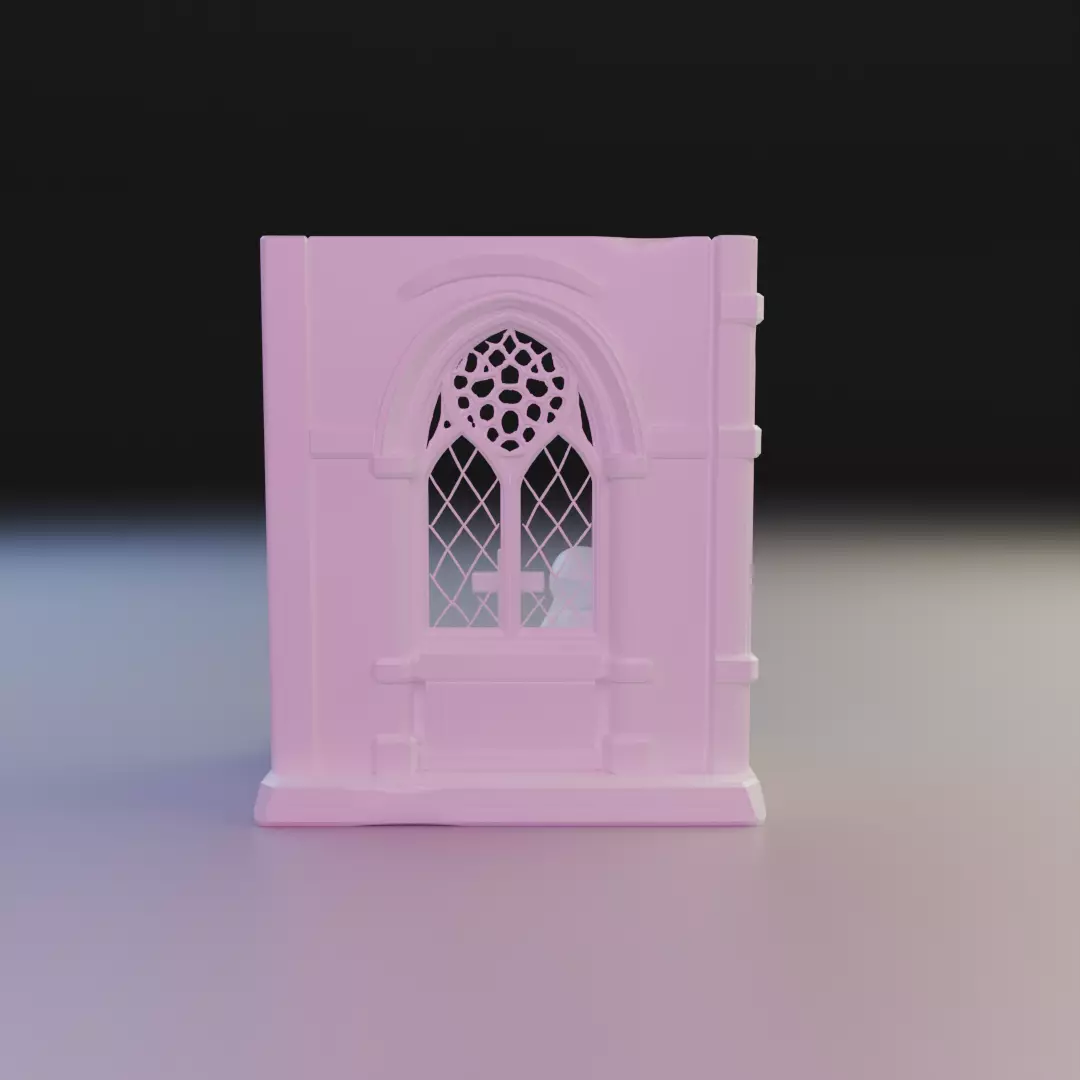 warrior prayer book nook 3D print model_2