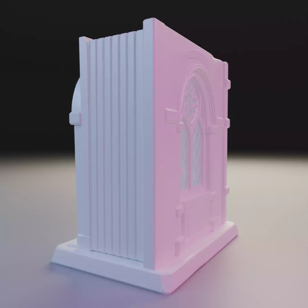 warrior prayer book nook 3D print model_10