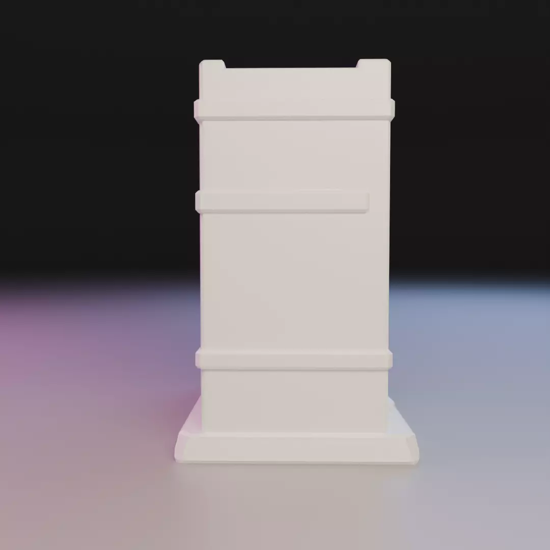 warrior prayer book nook 3D print model_4