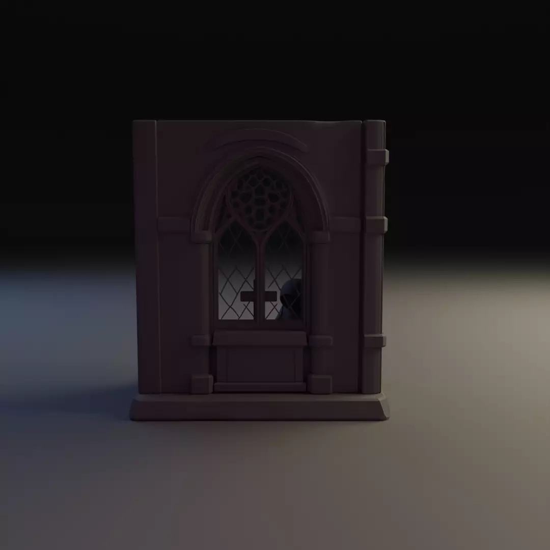 warrior prayer book nook 3D print model_1