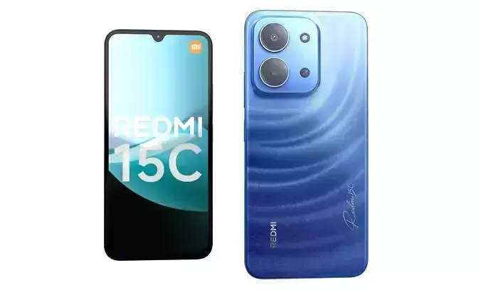 Xiaomi Redmi 15C Blue 3D model