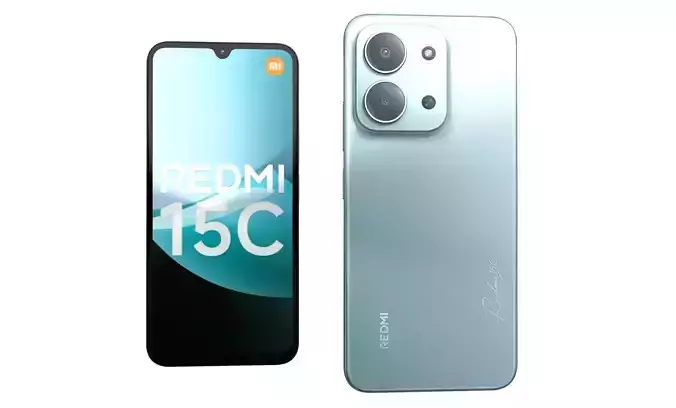 Xiaomi Redmi 15C Green 3D model