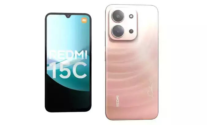 Xiaomi Redmi 15C Orange 3D model