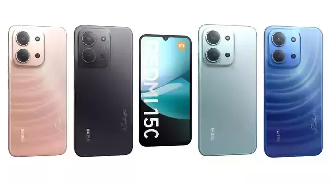 Xiaomi Redmi 15C All Colors 3D model