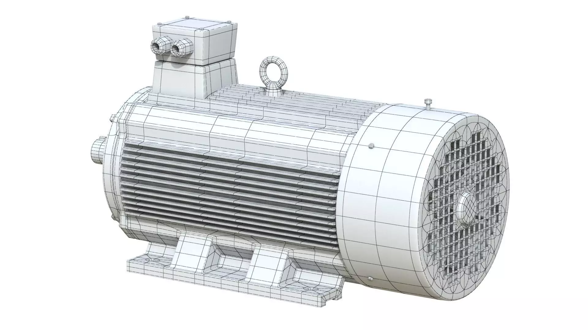 Electric Motor 3D model_3