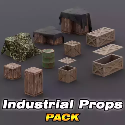 Industrial Props Pack Game Ready