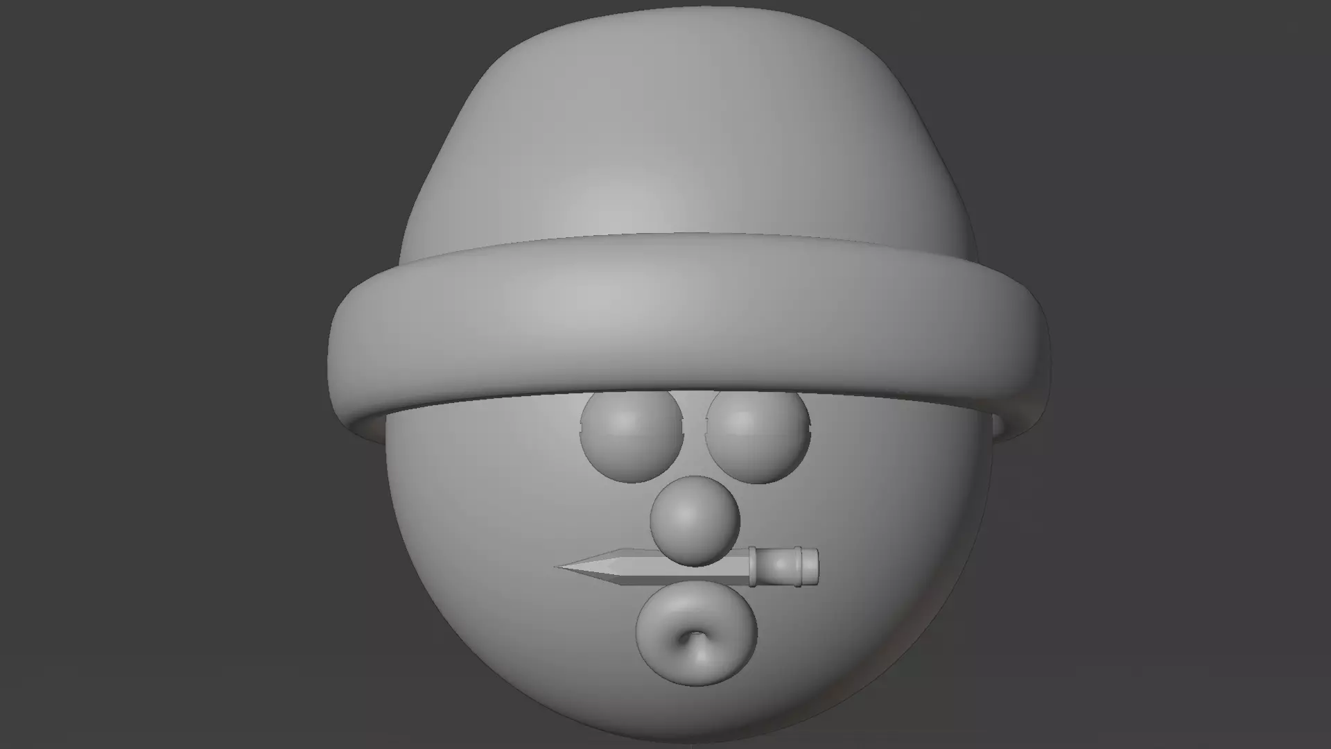 3D STYLIZED FACE CHARACTER 3D model_9