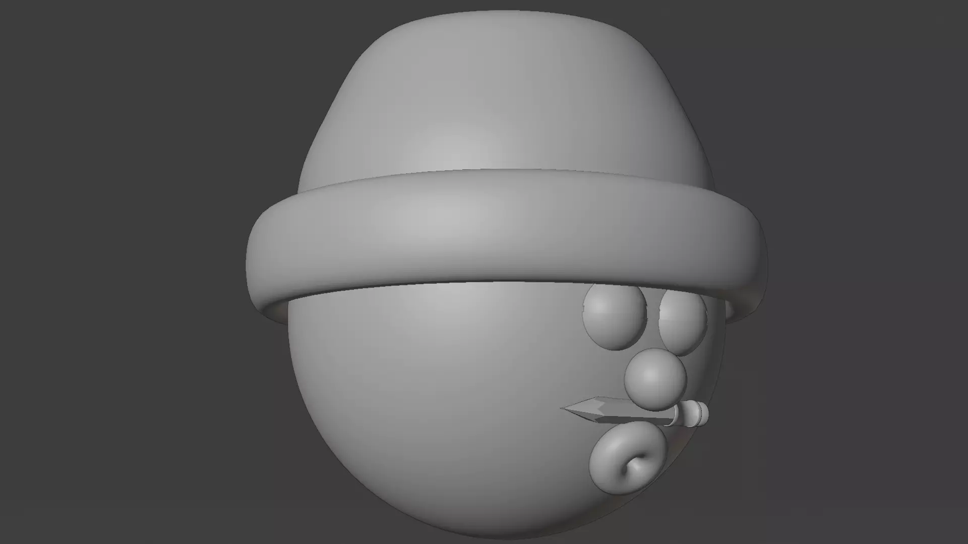 3D STYLIZED FACE CHARACTER 3D model_2