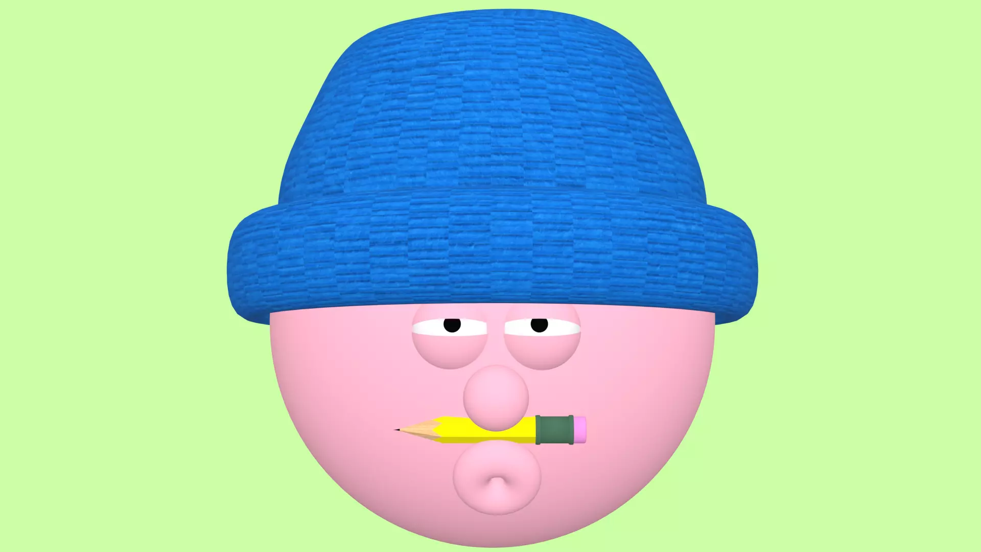 3D STYLIZED FACE CHARACTER 3D model_0