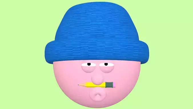 3D STYLIZED FACE CHARACTER