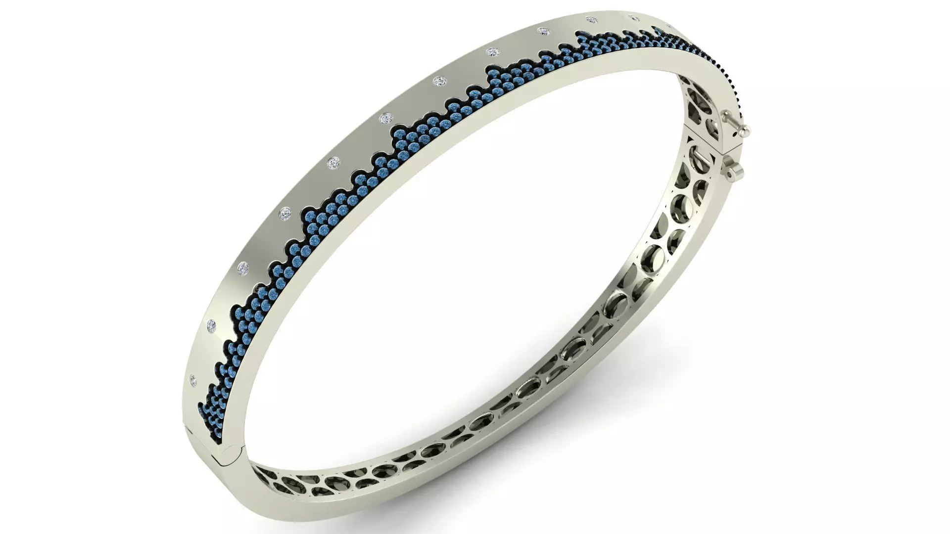 DIAMOND BRACELET 3D print model_0