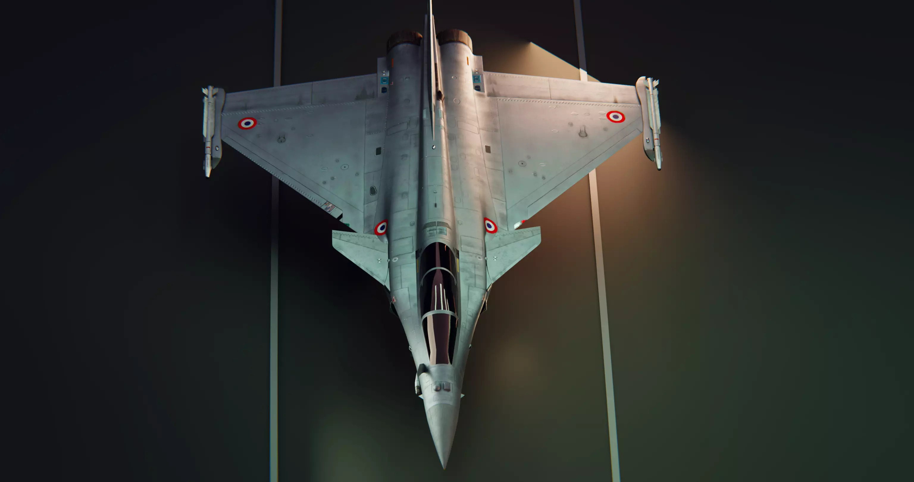 Dassult Raffale Fighter jet 3d model 3D model_7