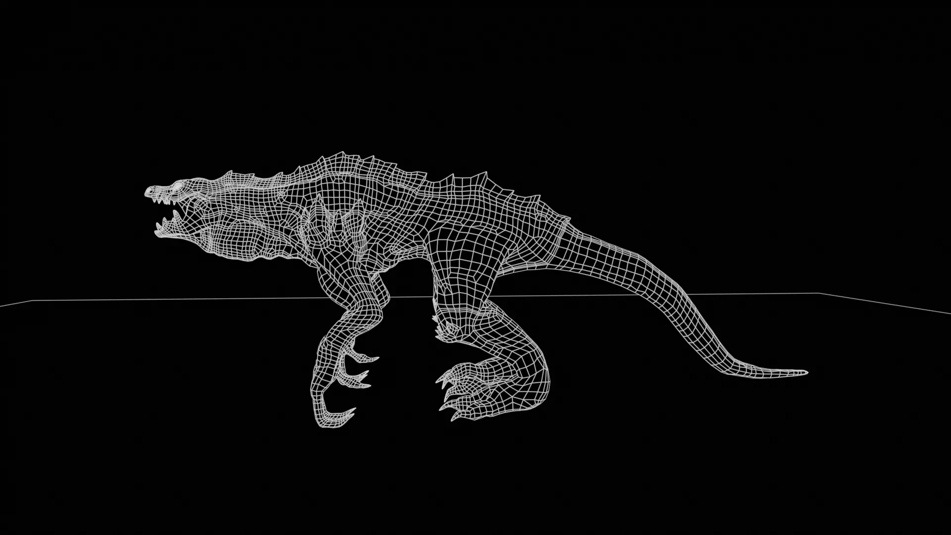 Mutated Toxic Beast - Game Ready 3D Creature Model Low-poly 3D model