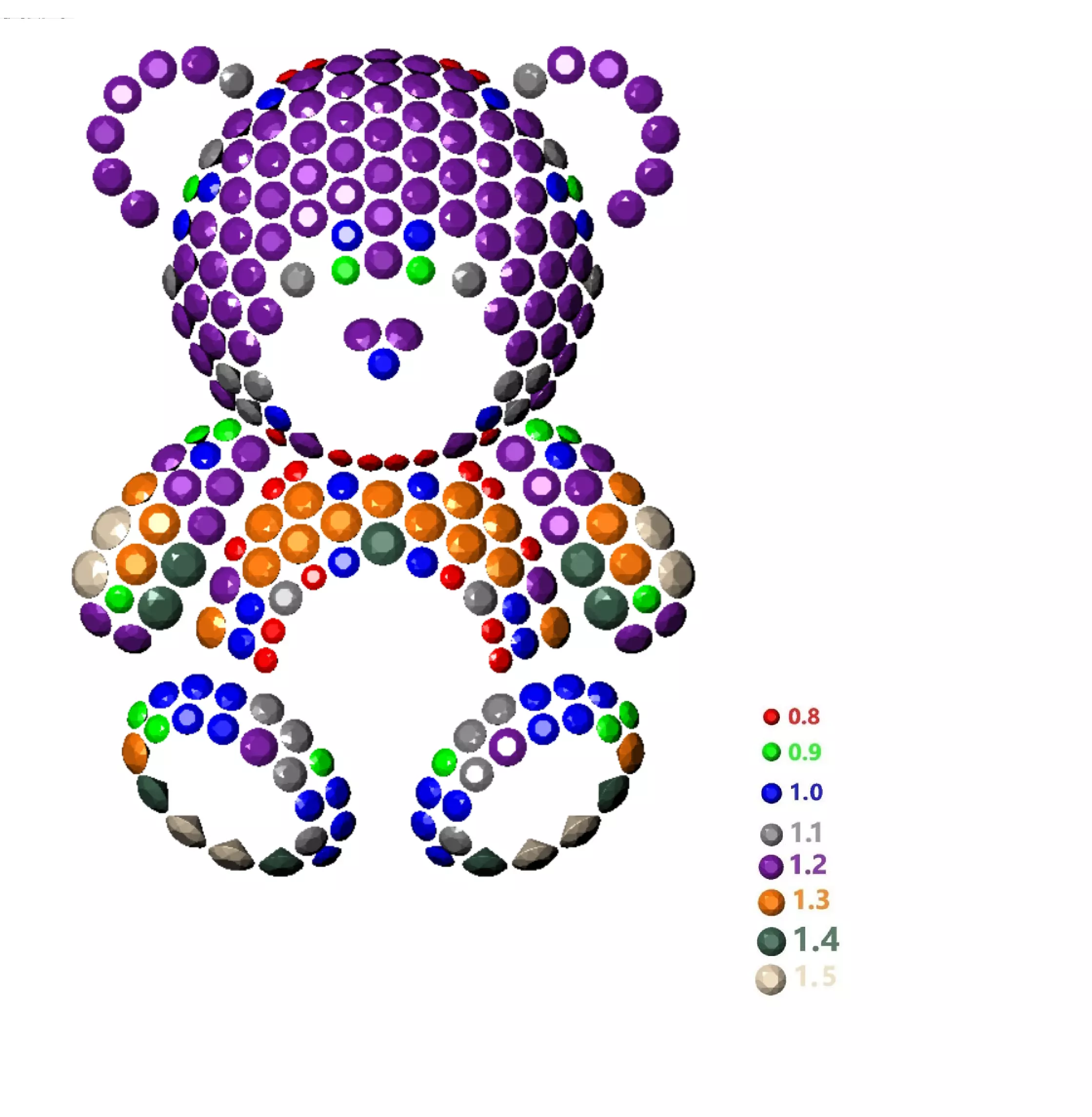 Tedd ybear 3D print model 3D print model_8