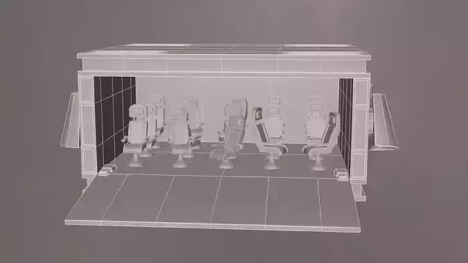 Space Shuttle- Rigged 3D model 3