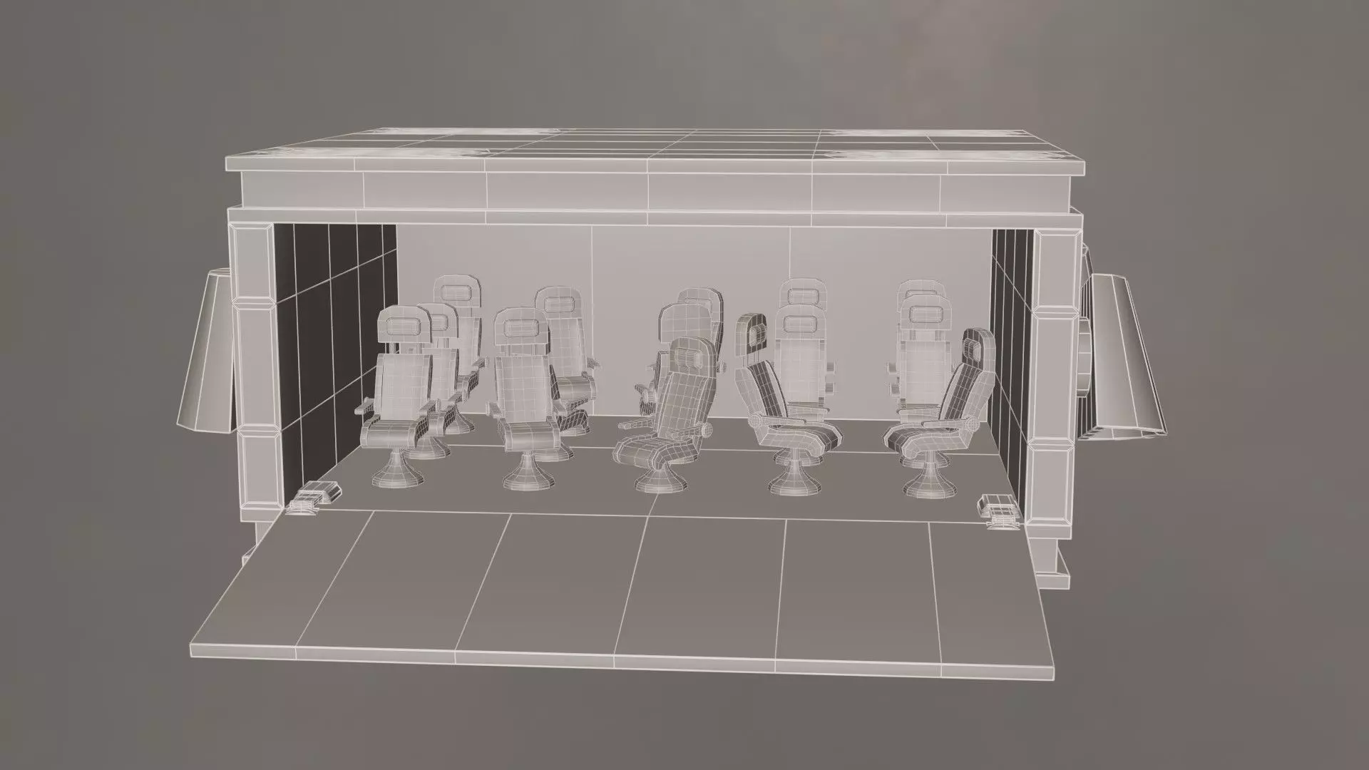 Space Shuttle- Rigged 3D model_2