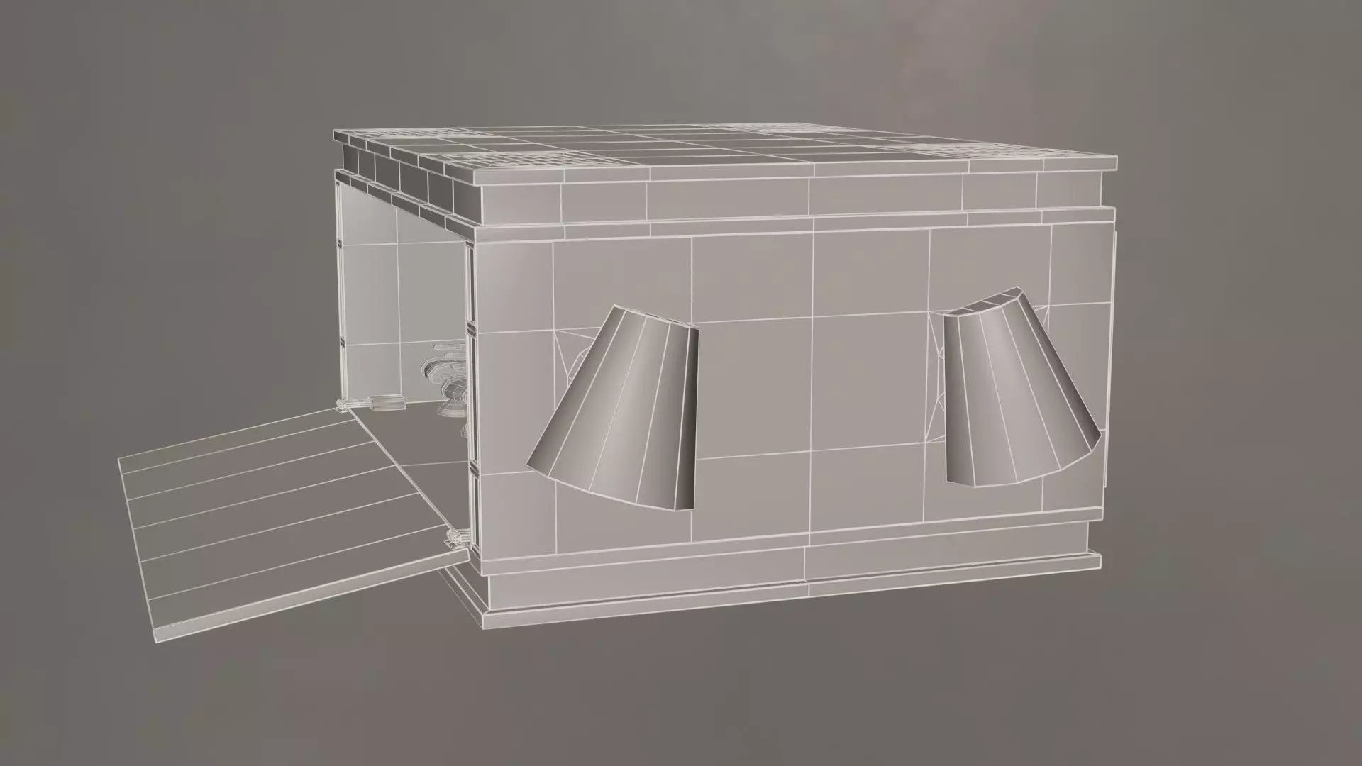 Space Shuttle- Rigged 3D model_14