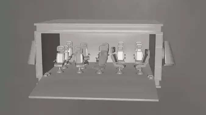 Space Shuttle- Rigged 3D model 2