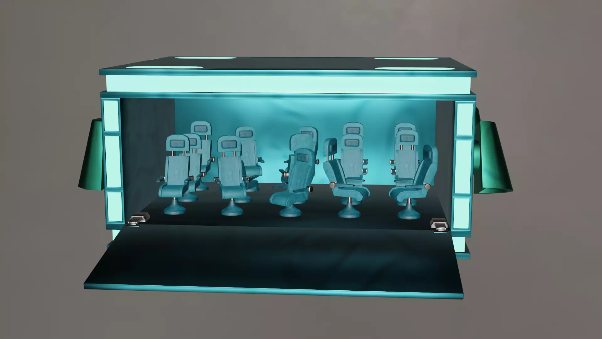 Space Shuttle- Rigged 3D model_0