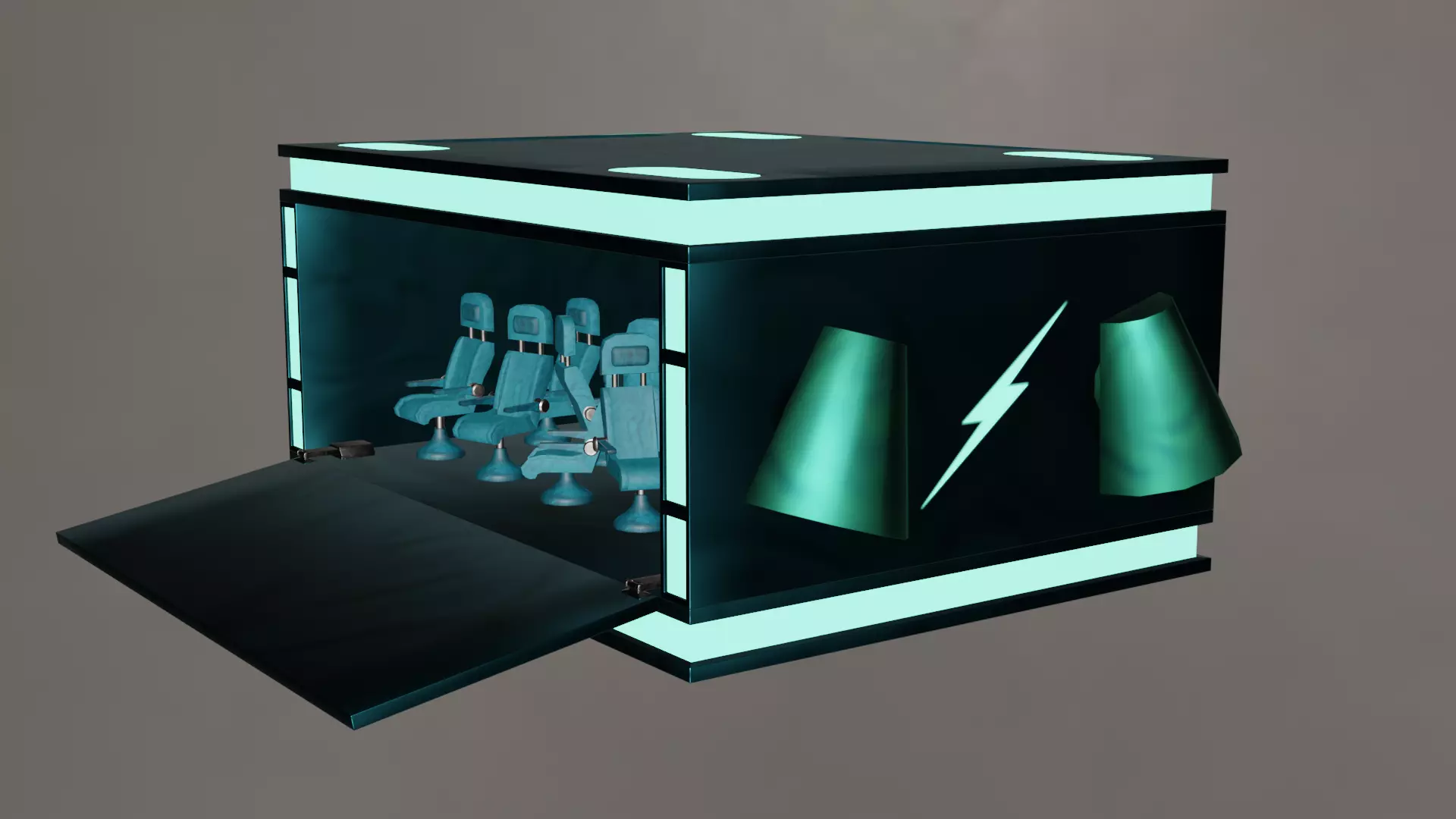 Space Shuttle- Rigged 3D model_10