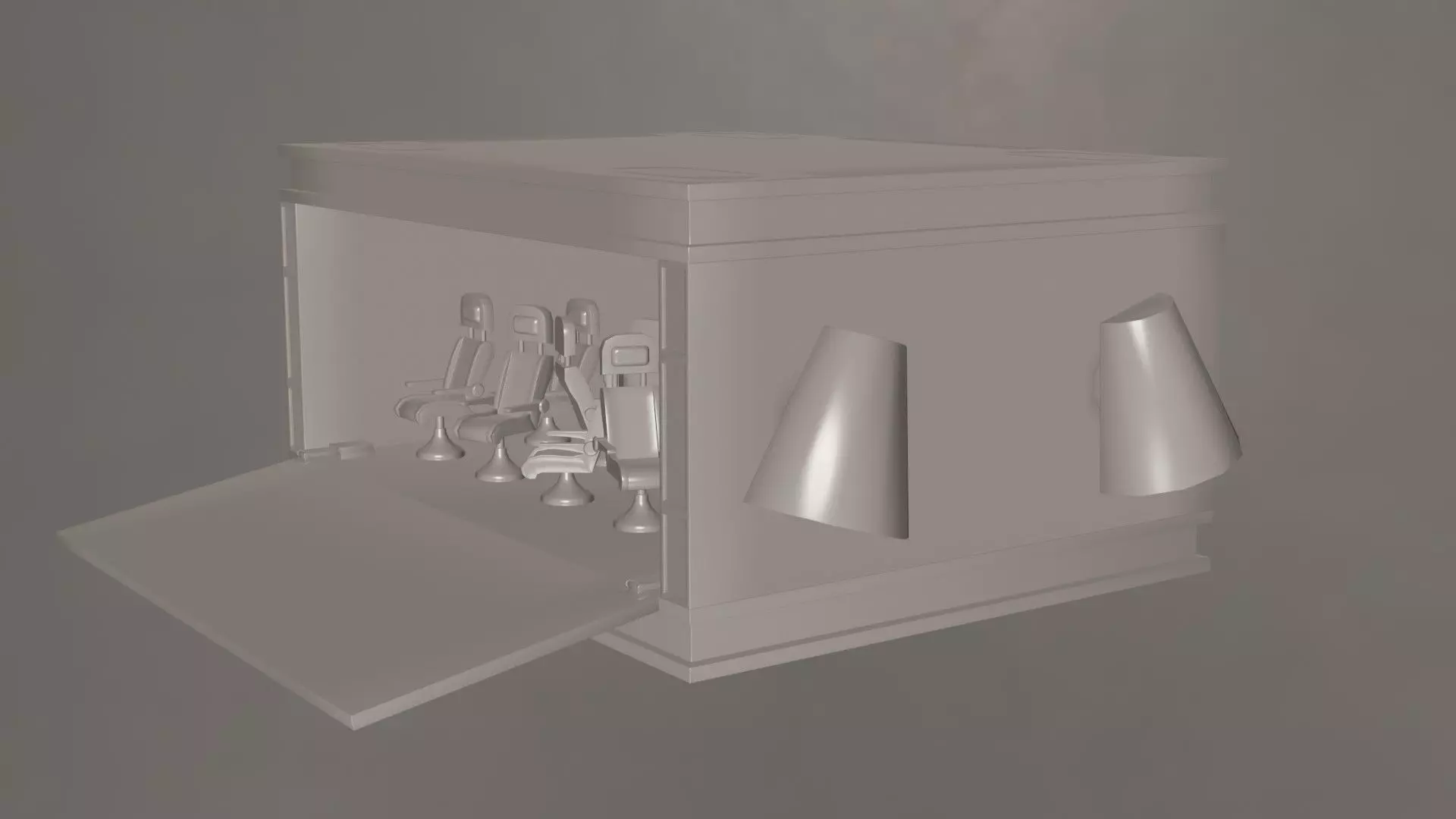 Space Shuttle- Rigged 3D model_9