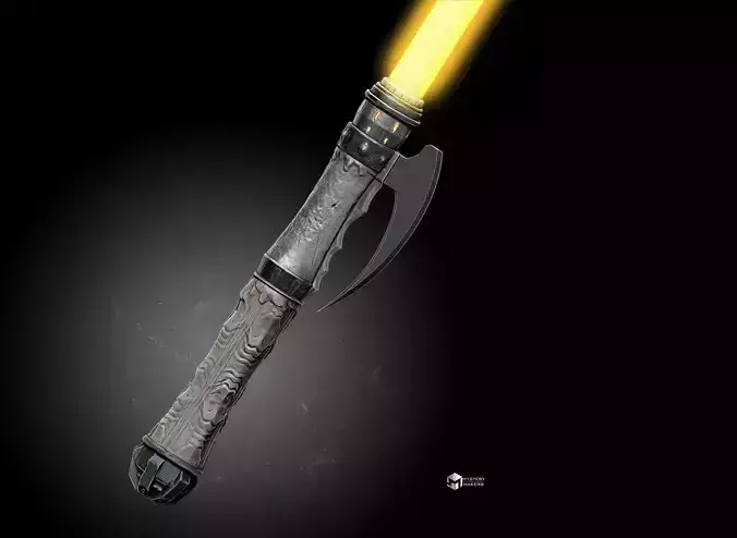 Grim Reaper lightsaber 3D print model