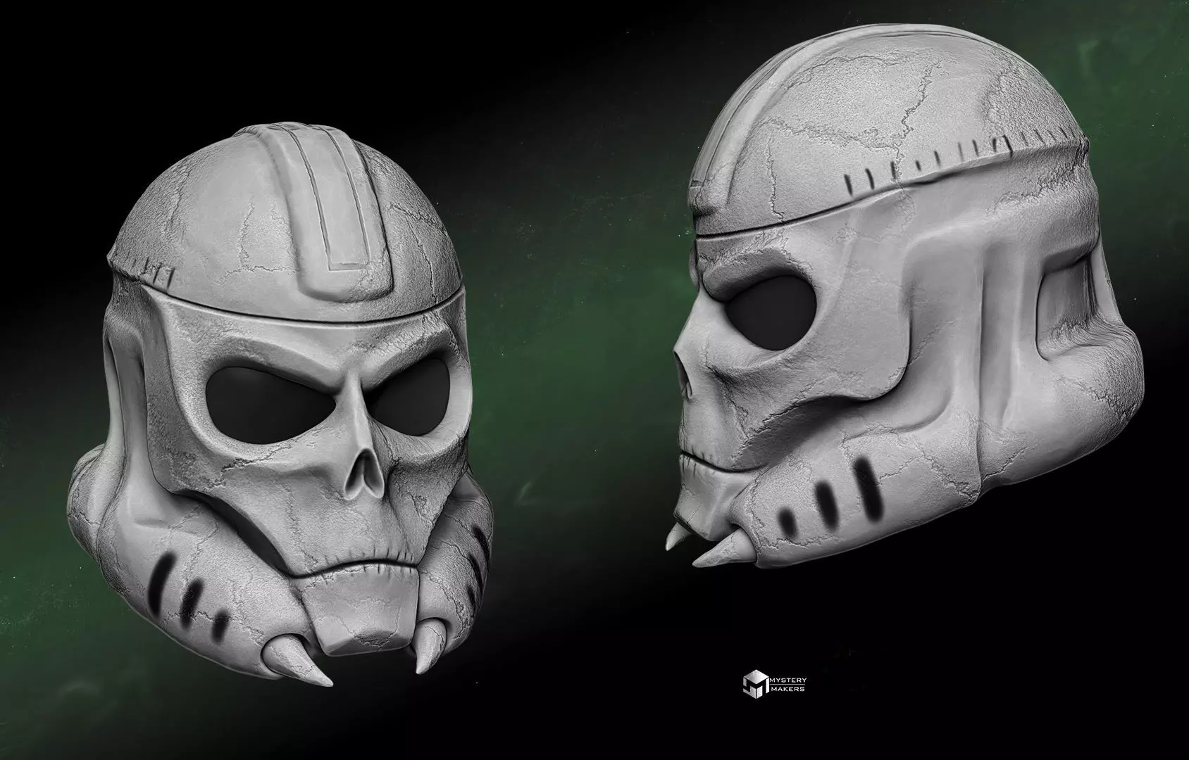 Grim Reaper trooper helmet 3D print model_0