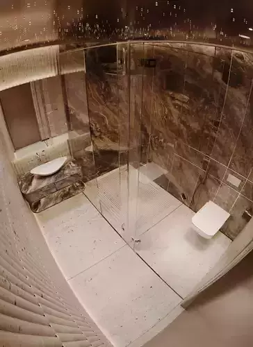 Luxury Villa Spa Interior Hammam Sauna Jacuzzi Massage Room