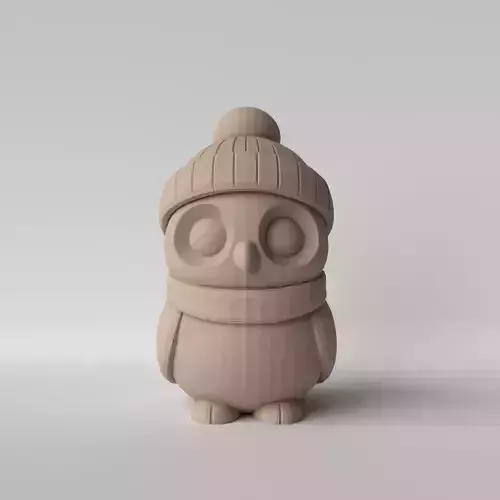Minimalist Cute Penguin 3D print model