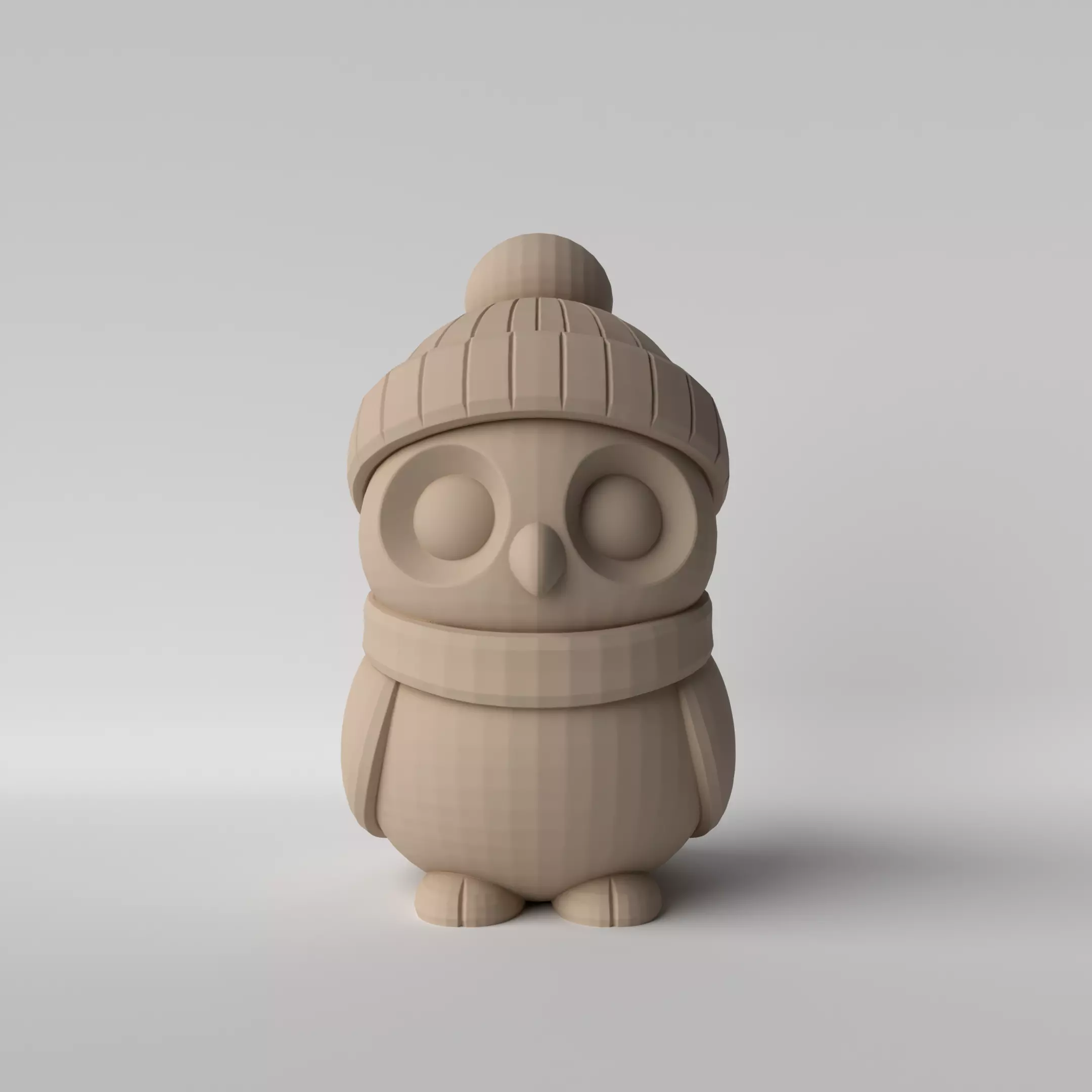 Minimalist Cute Penguin 3D print model_0