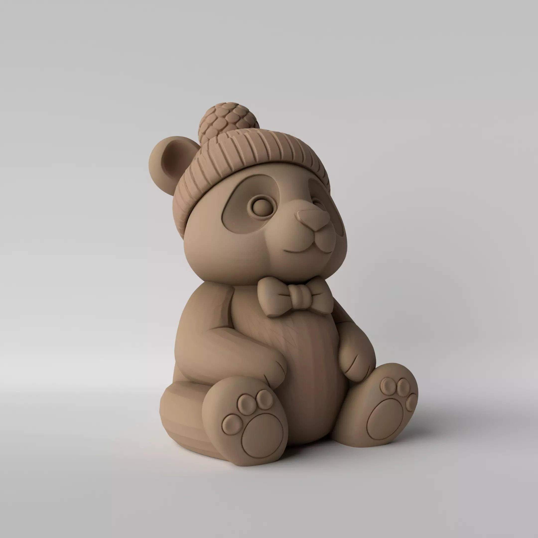 Adorable Panda 3D print model_0