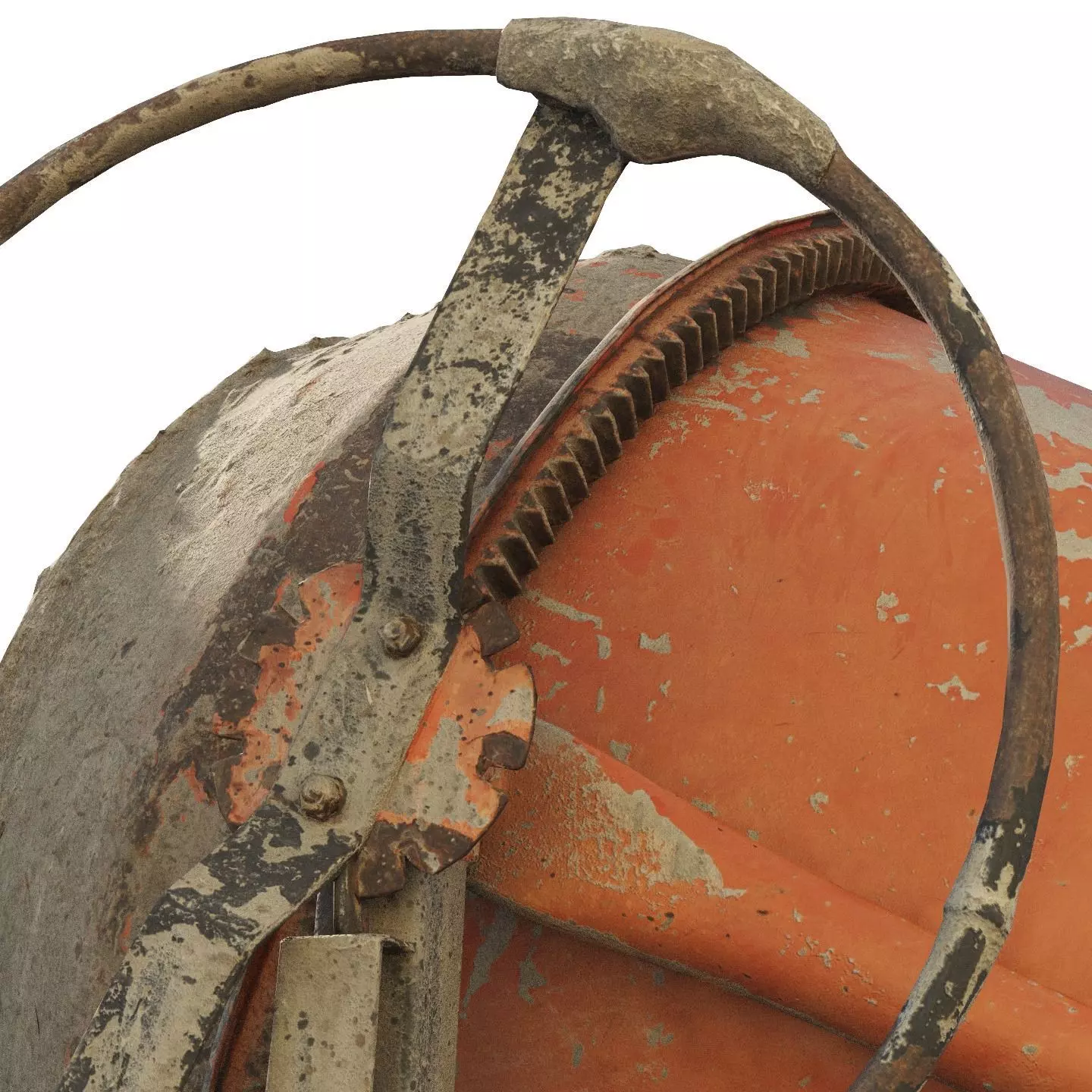 Concrete mixer 200l 3dscan 3D model_1