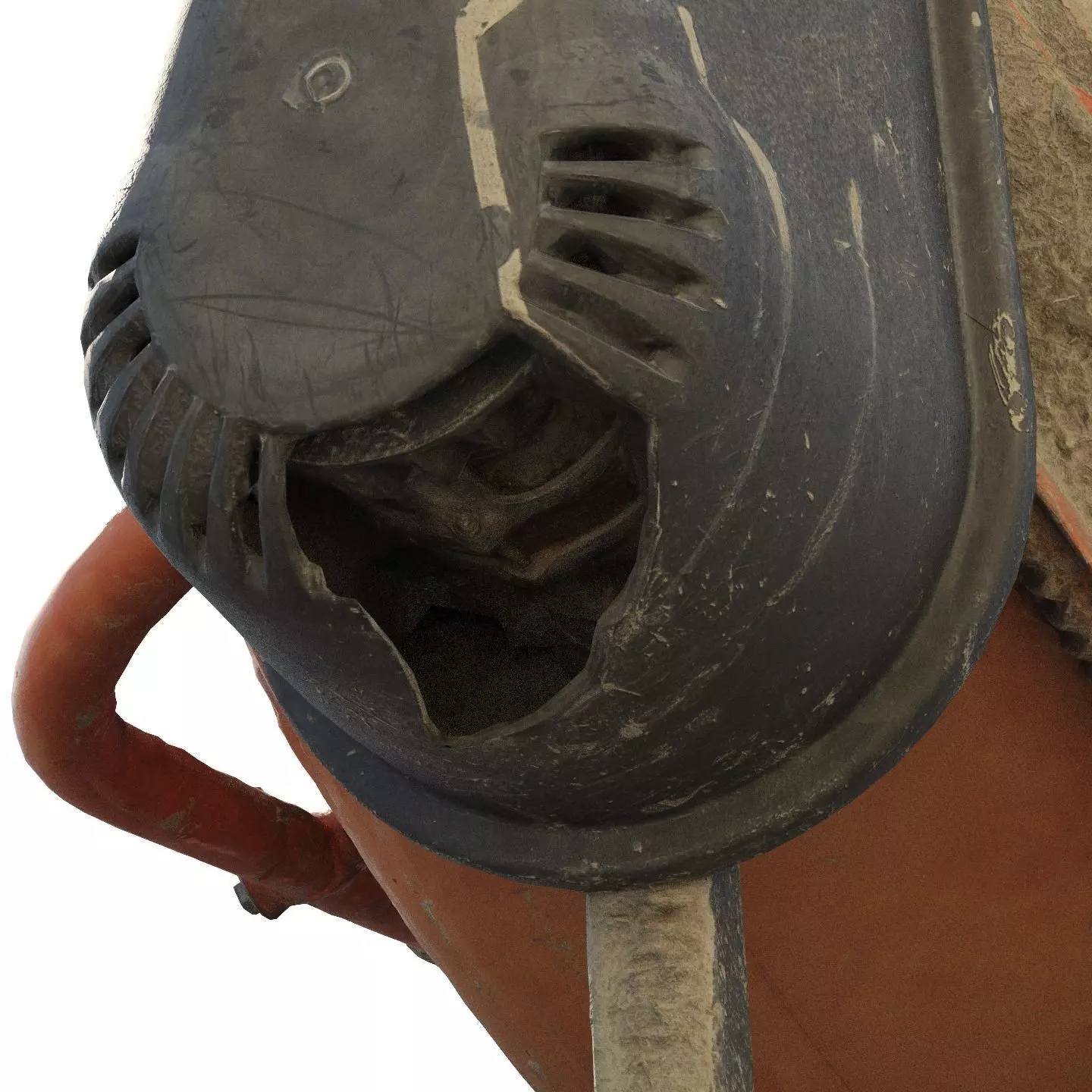 Concrete mixer 200l 3dscan 3D model_5