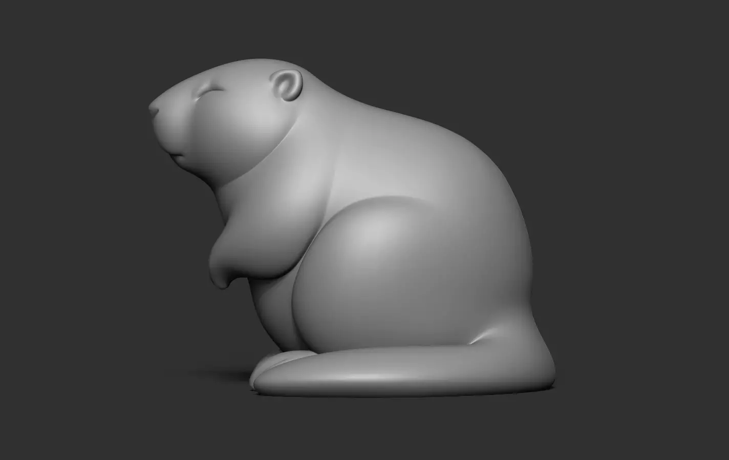 Beaver 3D print model_16