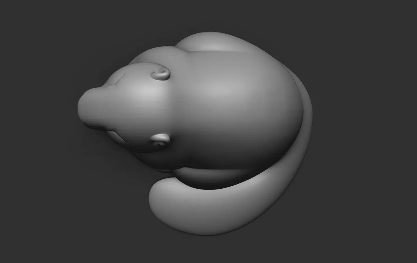 Beaver 3D print model_17