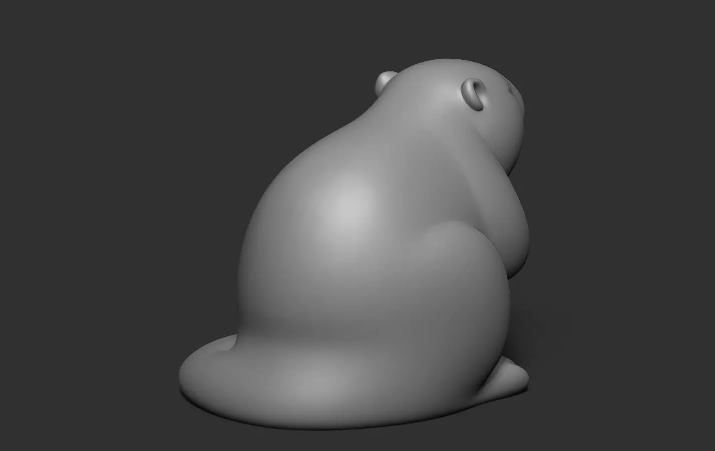 Beaver 3D print model_14