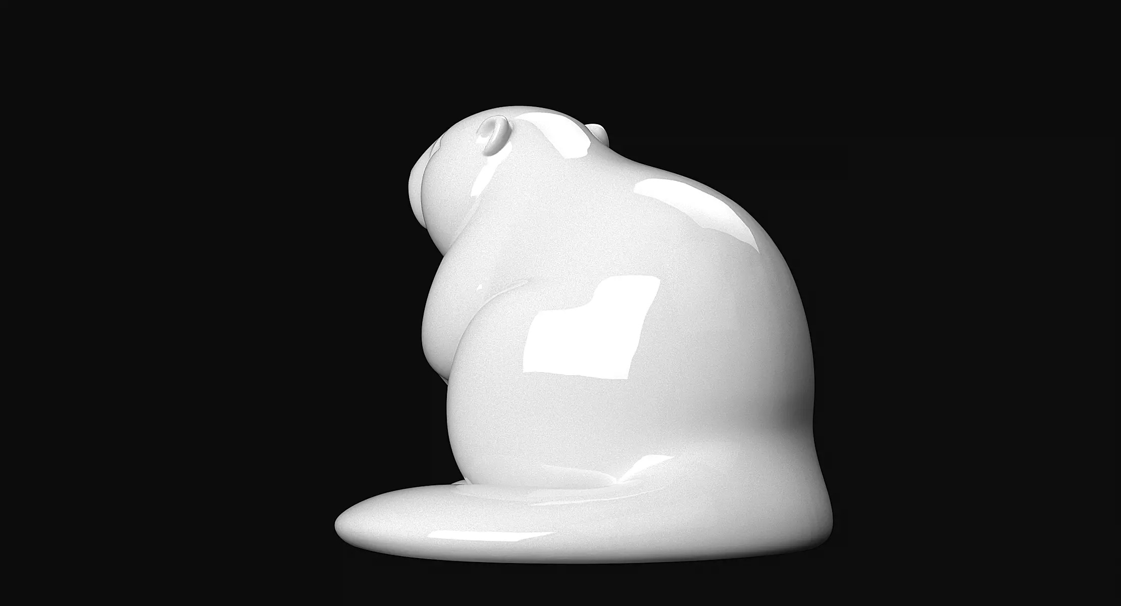 Beaver 3D print model_3