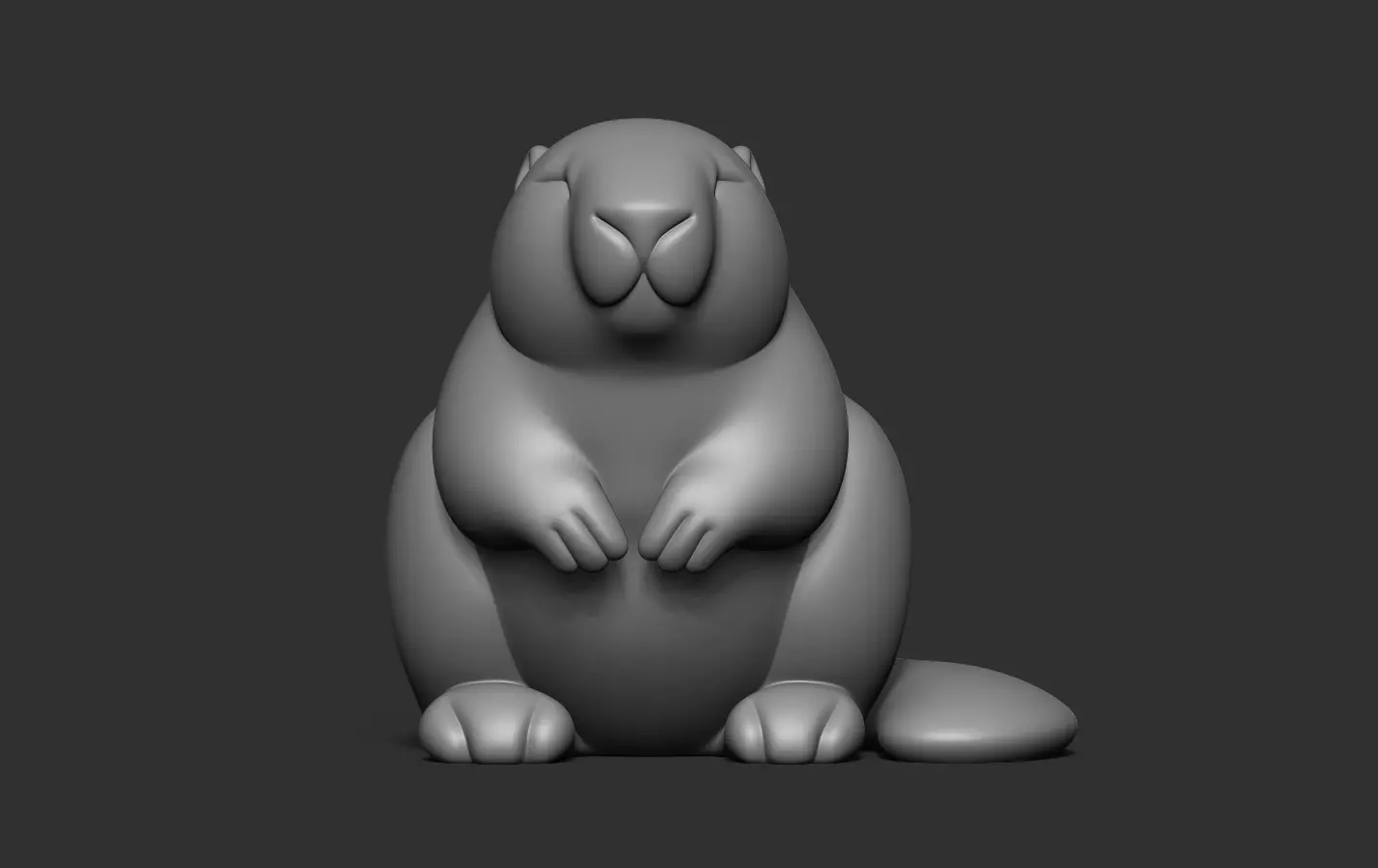 Beaver 3D print model_11