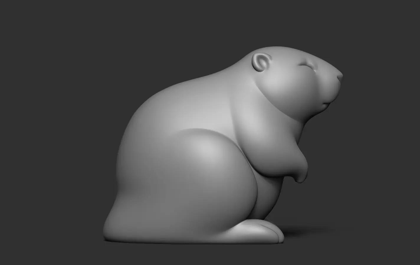 Beaver 3D print model_13