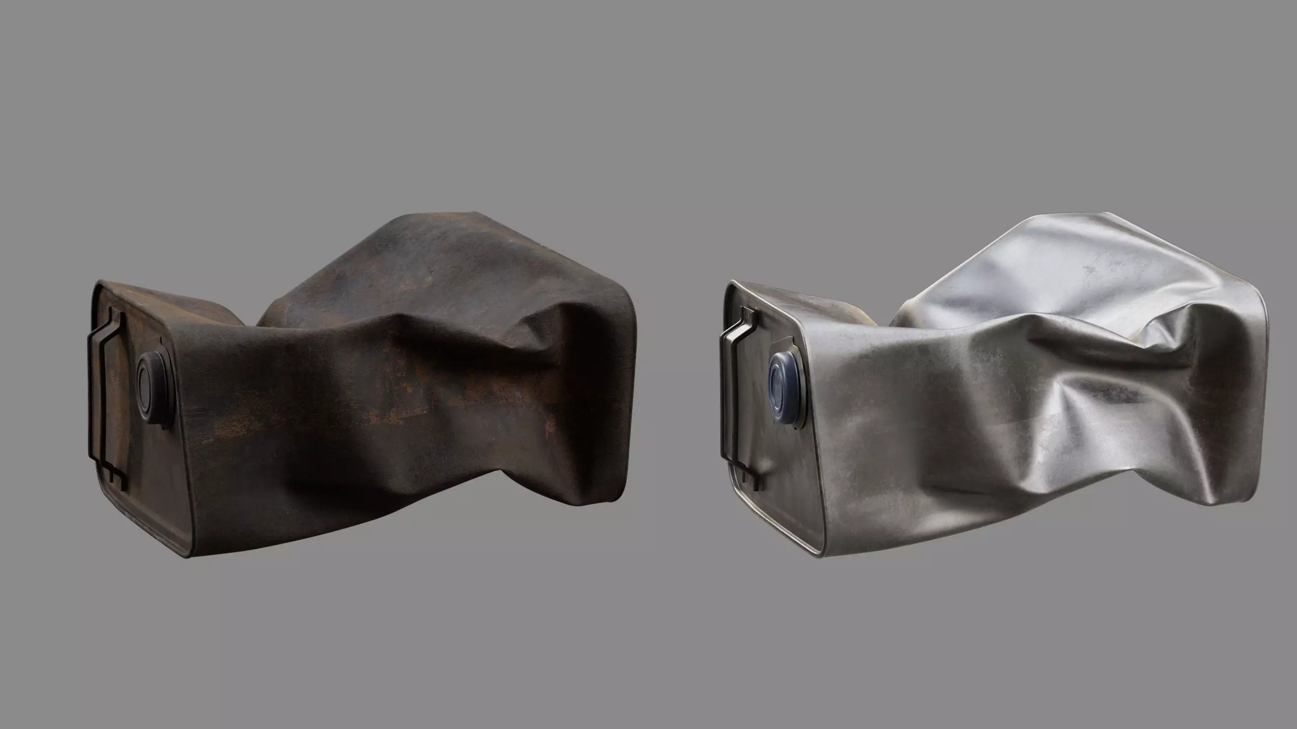 Crushed Paint Can Rectangular 03 3D model_10