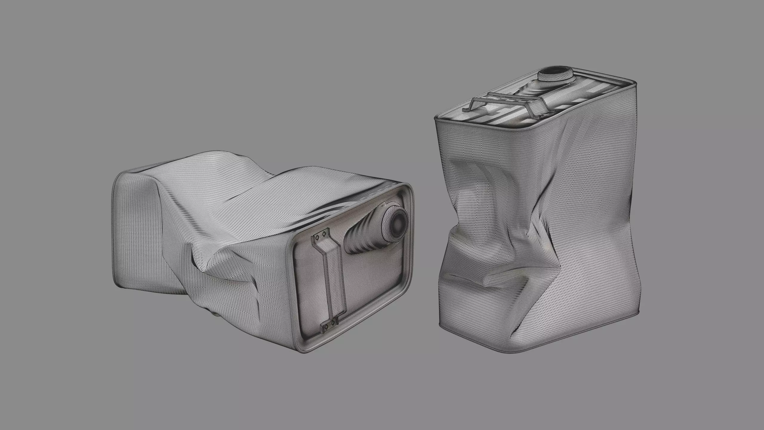 Crushed Paint Can Rectangular 03 3D model_14
