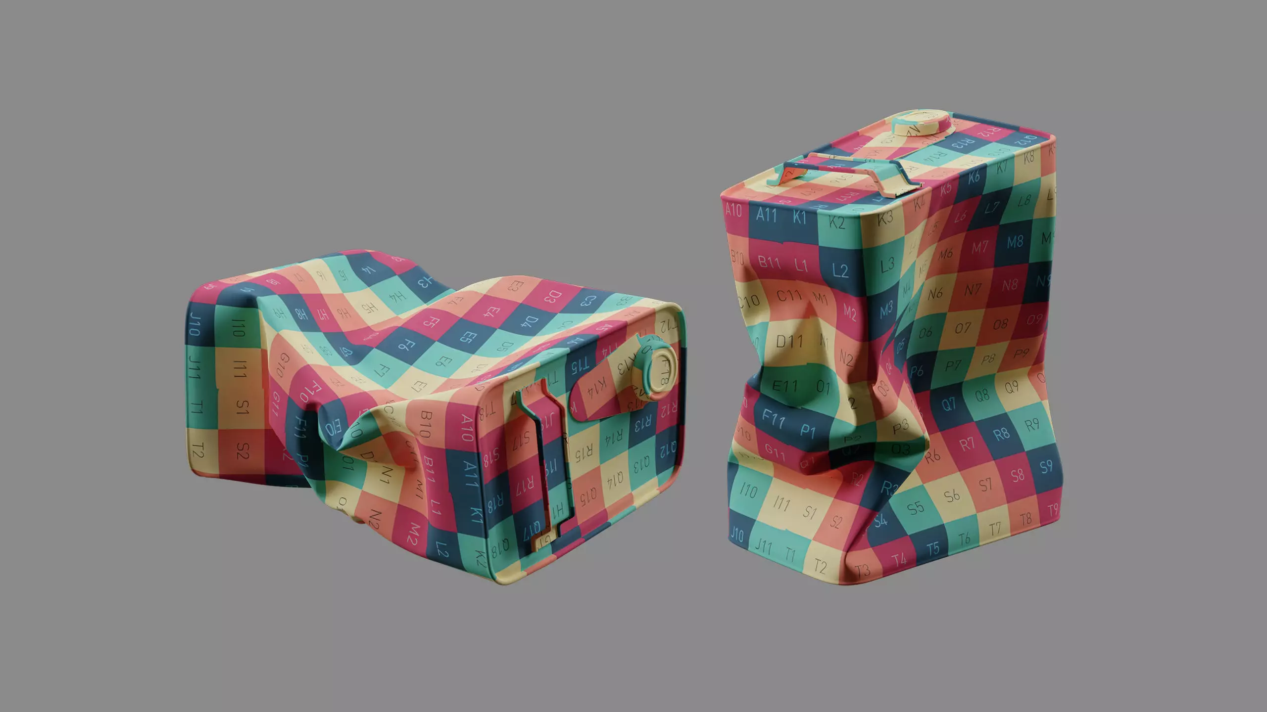 Crushed Paint Can Rectangular 03 3D model_15